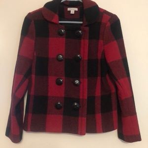 Adorable flannel blazer